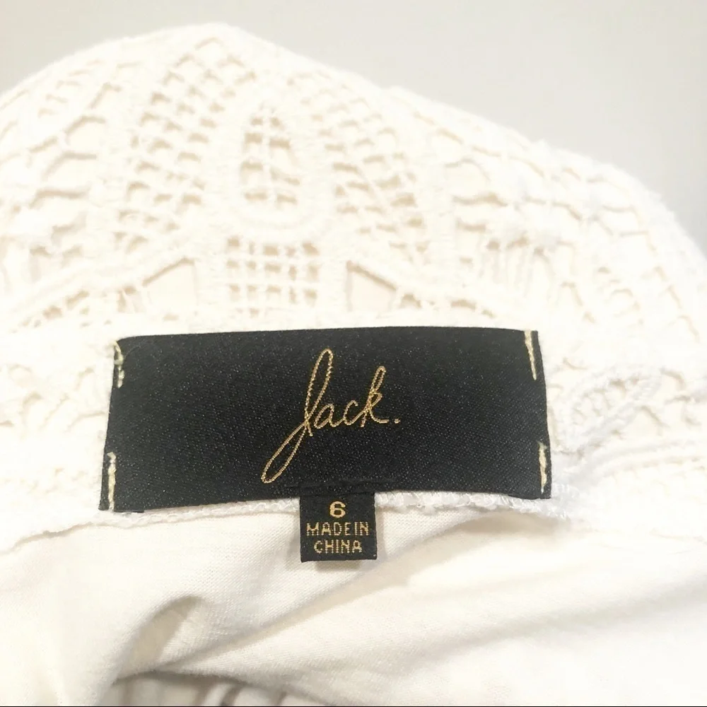 Jack by BB Dakota Fiona Crochet Lace Mini Skirt